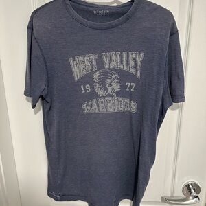 Men's Blue Graphic T-Shirt